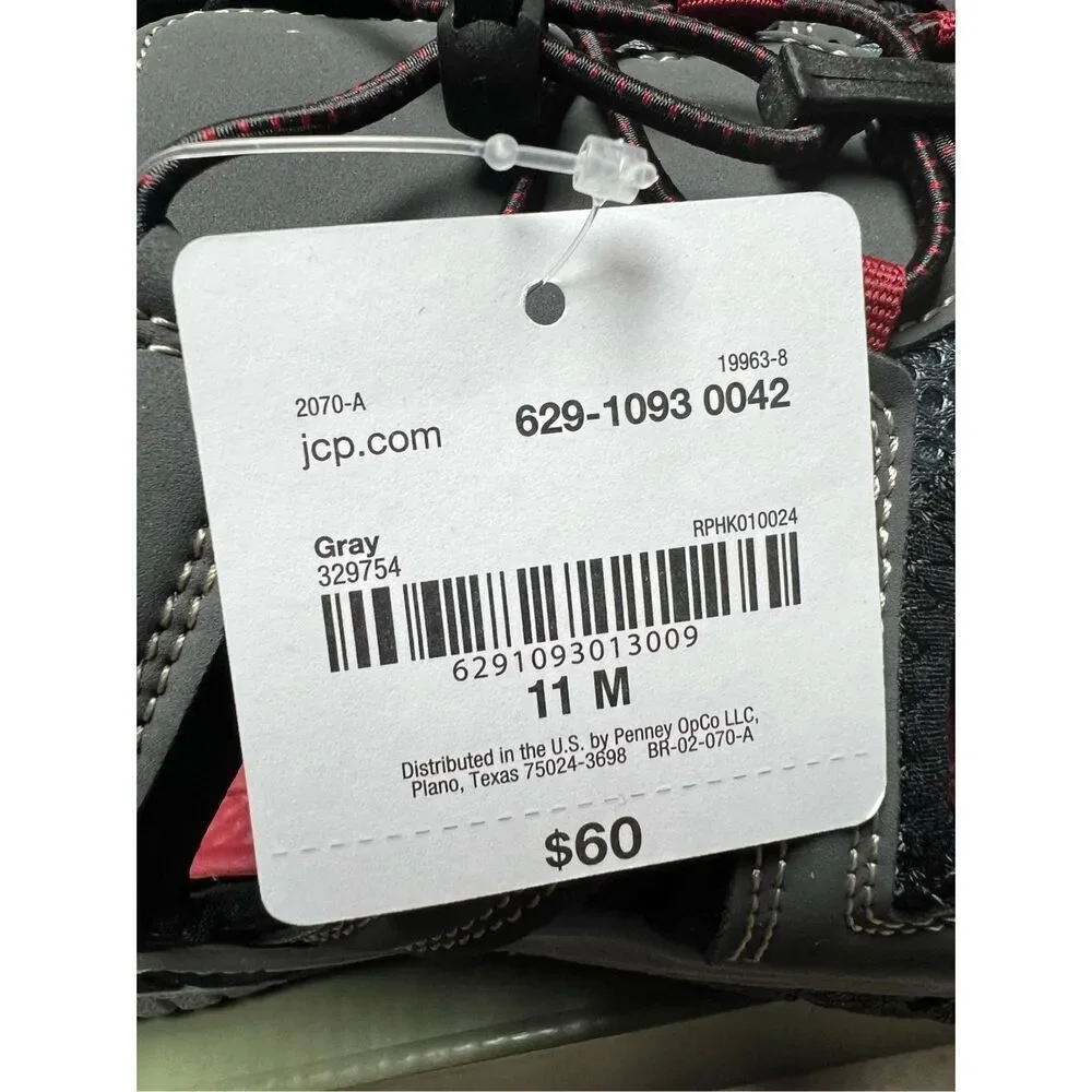 ➡️NIB! St. John's Bay Spencer Men's Outdoor Sandal Gray Size - 11 M